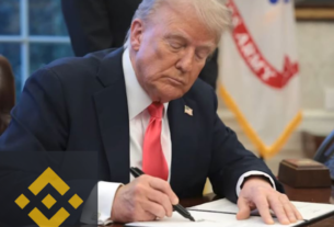 Presidente trump assinando documento