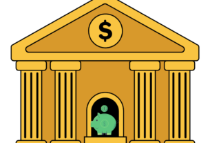 figura que representa uma entidade financeira-banco