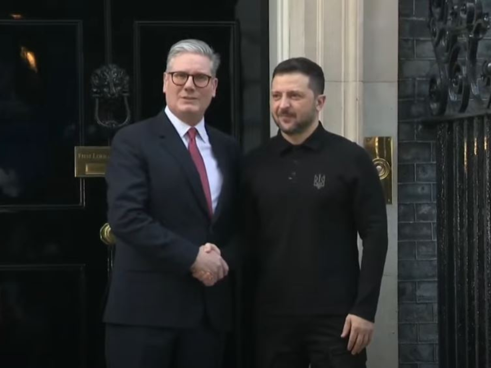 primeiro-ministro britânico e Zelenskyy